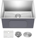 Kraus KHU101-24L Standart PRO 24-inch Undermount 16 Gauge Single Bowl Laundry by KRAUS