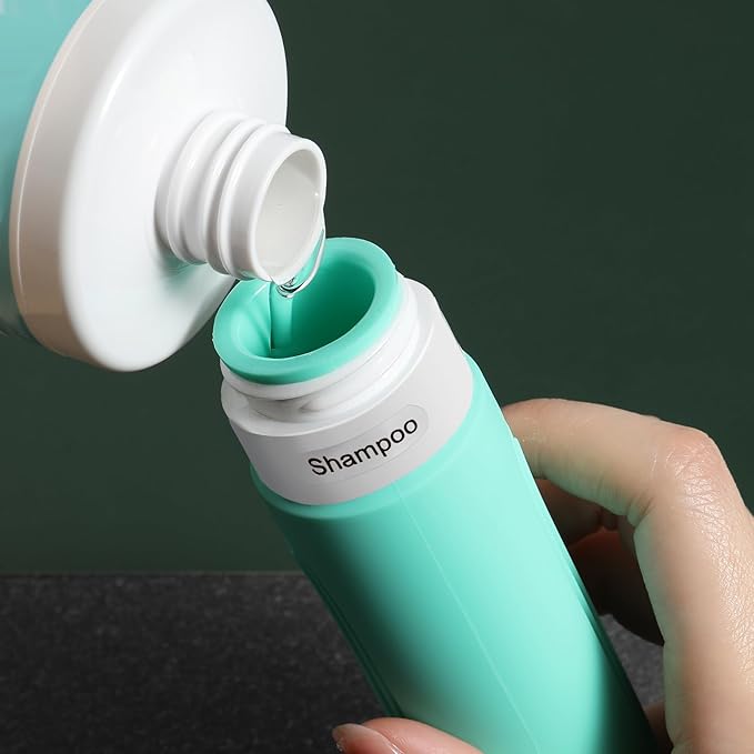 Travel Bottles for Toiletries, 5 Pack TSA Approved Travel Size Containers - Image 3