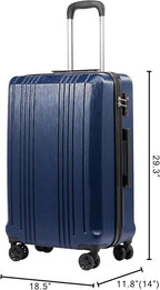 Coolife Luggage Expandable Suitcase PC+ABS - Image 8