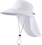 Home Prefer Outdoor UPF50+ Sun Hat Wide Brim Mesh Fishing Hat by HomePreferHatsCaps
