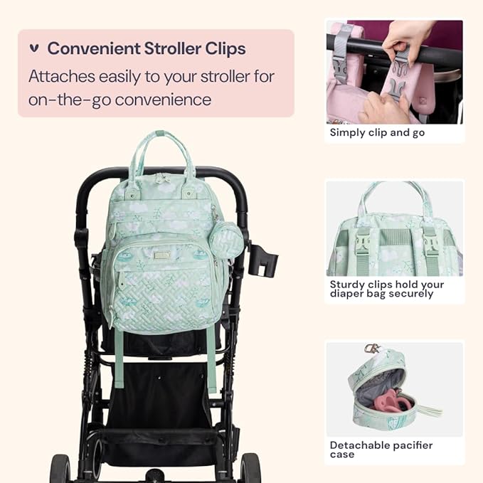 BabbleRoo Diaper Bag Backpack - Image 6
