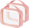 Travel Toiletry Bag, 2 Pack Clear Makeup Bags by FAYORORY