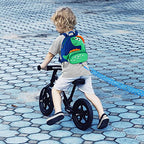 Toddler Harness Backpack Leash (Dark Blue/Green Dinosaur)