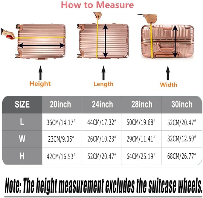 20 Inch Clear PVC Luggage Cover Protectors Suitcase Covers - Image 5