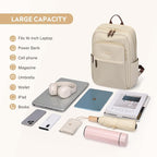 Hiking Travel Backpack for Women Casual Business Weekender Multilayer Laptop Bag - Image 3