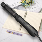 4-in-1 Hot Air Brush, Ionic Hair Dryer Brush with 2 Speeds & 2 Heat Settings, 1000W Fast Styling for Frizz-Free Shine, Blowout Straightener Curler for Salon Volumized Hair