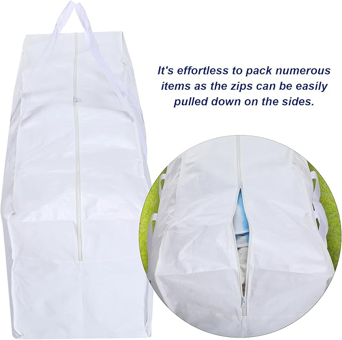 4 Pcs 66 Gallon Large Moving Bags - Image 5