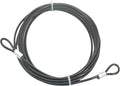 16FT 4mm Stainless Steel Outdoor Travel Security Cable Lock, Braided Steel by Bytiyar