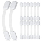 4our Kiddies 14 Pack Baby Proof Cabinet Latches, Childproof Drawer Latches by 4ourKiddies