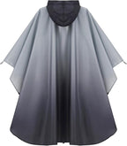 Rain Poncho Jacket Coat Hooded Zipper Style - Image 7