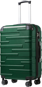 Coolife Luggage Suitcase Carry-on Hardside Travel Luggage TSA Lock Spinner by COOLIFE