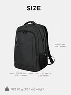 Lenovo B325 Laptop Backpack, Anti-Theft Travel Backpack, External USB Port - Image 8