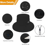 Sun Hats for Women Bucket Hat UV Protection Fishing Hat Wide Brim Safari Hats 2 - Image 6