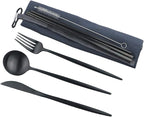 Gugrida Reusable Travel Utensils, 7 Piece Portable 304 Stainless Steel - Image 4