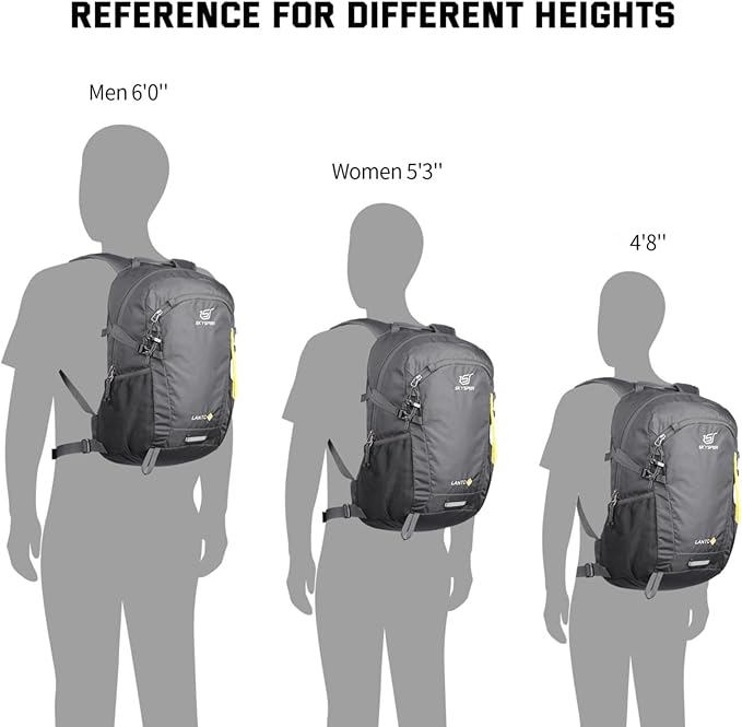 SKYSPER Small Hiking Backpack, 20L Lightweight Travel Backpacks Hiking Daypack - Image 8