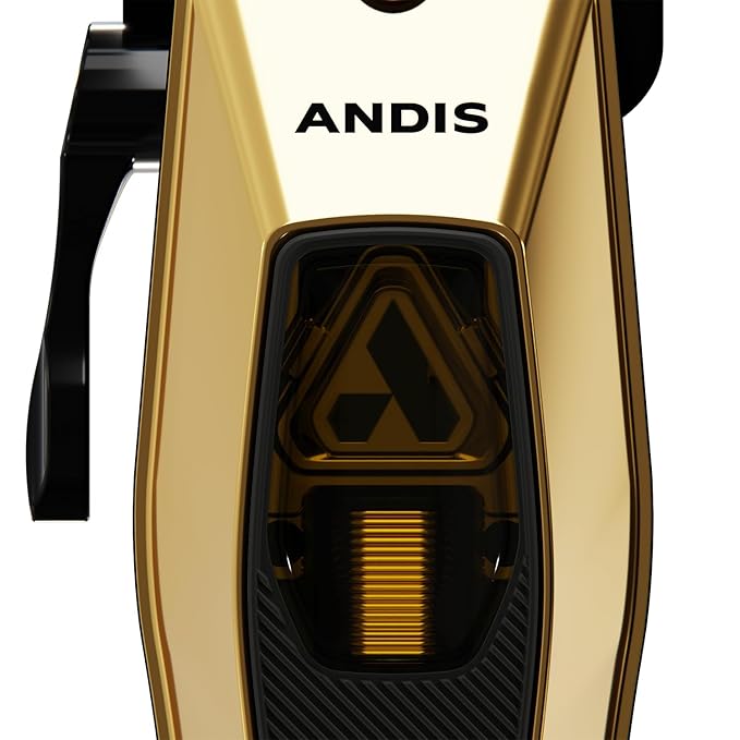 Andis 562446 Recon Professional Barber Hair Clipper, Adjustable-Fixed Phaze Blade, Includes OG Comb Set, Lithium Ion 4-Hour Run Time, Interchangeable Covers, Black/Gold