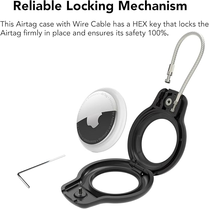 HATALKIN Compatible for Air Tag Holder for Keychain Case - Image 6