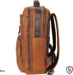 STAR VISTA Angelo 17.3" Vintage Full Grain Leather Laptop Backpack - Image 3