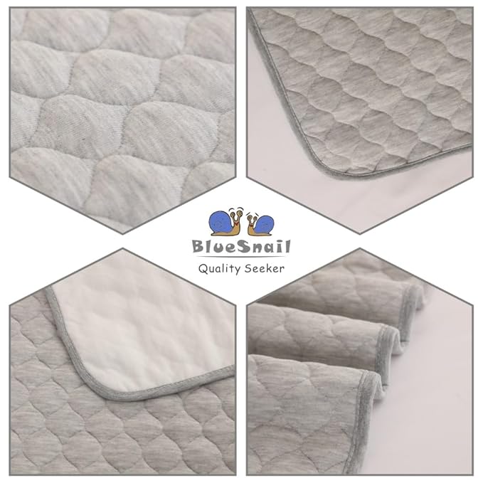 BlueSnail Washable Underpads, Waterproof, Portable and Reusable Incontinence - Image 2