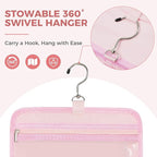 Toiletry Bag For women, Portable Hanging Organizer, 4 Leakproof Compartment for - Image 3