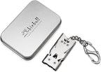 Whistle Emergency Whistles Keychain Rape Whistle Stainless Steel High Decibel by binboll