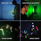 Glow Fever Emergency Safety Military Grade Glow Sticks, Light Up Ultra Bright - Image 5