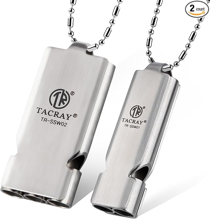 TACRAY Emergency Whistles Lifeguard Safety Whistle by TACRAY