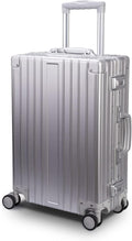 TRAVELKING All Aluminum Carry On Luggage Zipperless Hard Shell Luggage Case by TRAVELKING