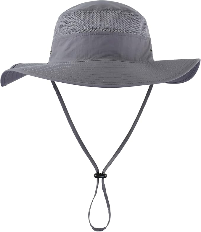 Home Prefer UPF 50+ Men's Sun Hat Wide Brim Bucket Hat UV Protection Hat - Image 3
