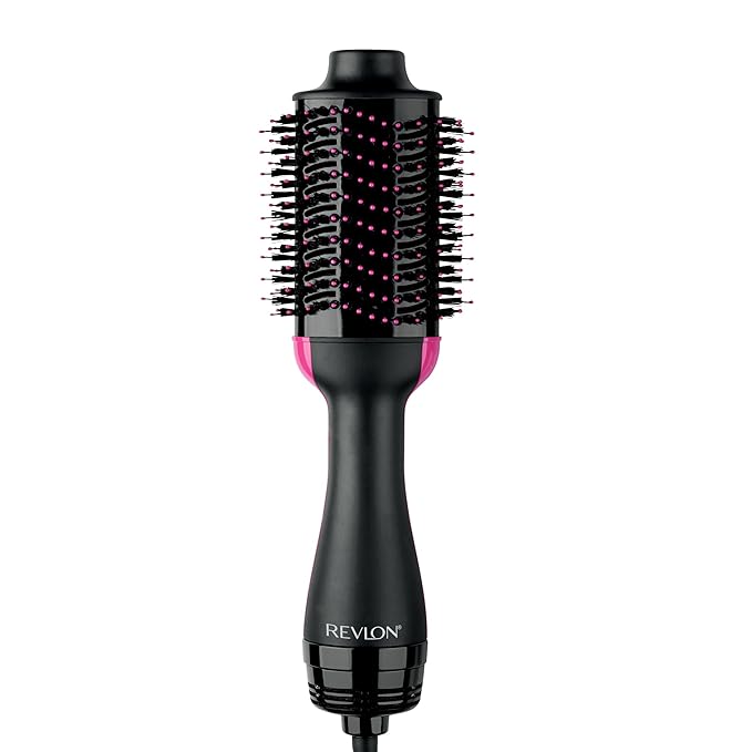 REVLON One-Step Volumizer, Blow Dryer Brush for Easy Salon-Style Blowouts, Revlon Blow Dry Brush is Great for All Hair Types and Lengths (Black)
