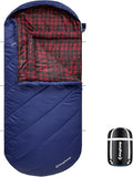 KingCamp Sleeping Bag for Adults, Cold Weather & Warm Extra Wide Big & Tall XL by KingCamp