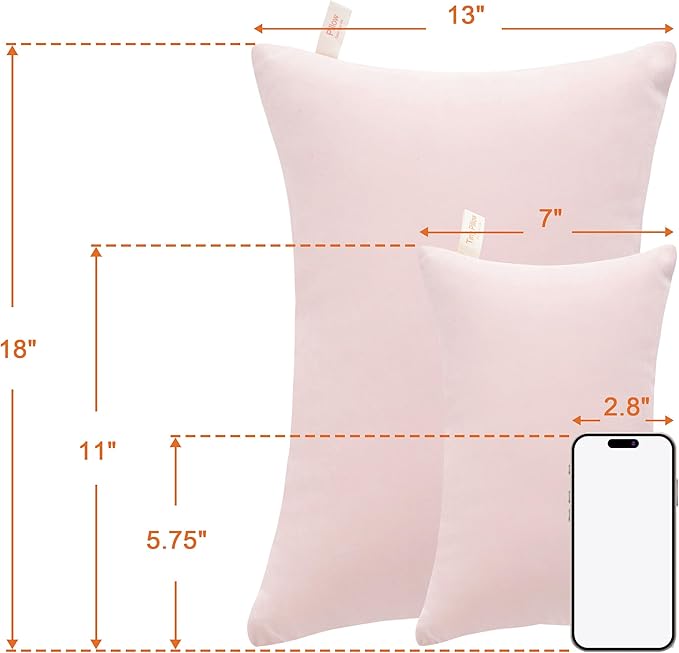NTBAY Tiny Pillows, Down Alternative 7"x11" Microfiber Mini Pillows - Image 5