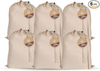 LFH Home Large Premium 100% Cotton Canvas Laundry Bag by LFHHomePrivateLimited