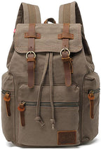 AUGUR High Capacity Canvas Vintage Backpack by AUGUR