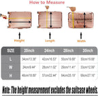 20 Inch Clear PVC Luggage Cover, 0.2mm Thick Lightweight Waterproof, - Image 8