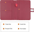 Melsbrinna Premium Leather Passport Holder Covers Case, Waterproof Rfid - Image 4