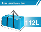 Extra Large Moving Bag Heavy Duty Space Saver Storage bag - Image 3
