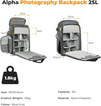 K&F CONCEPT Camera bags Waterproof 25L Large Capacity Camera Case - Image 8