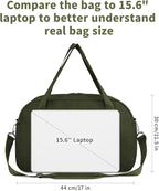 Narwey For Spirit Airlines Personal Item Bag 18x14x8, Small Duffle Bag for - Image 8