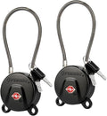 Forge TSA Approved Luggage Locks Ultra-Secure Dimple TSA006 Key Travel Locks by Forge