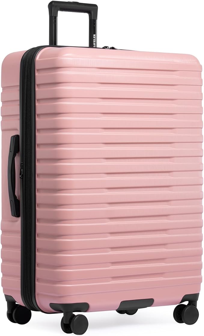 U.S. Traveler Boren Polycarbonate Hardside Rugged Travel Suitcase Luggage by USTraveler