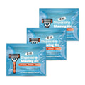 Shaving Kit with Razor, Shaving Cream, Washcloth & Aftershave Wipe – Men’s by KitUSafe