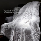 LUXOME Lightweight Blanket | 100% Rayon from Bamboo Fabric & Fill | Full/Queen - Image 3
