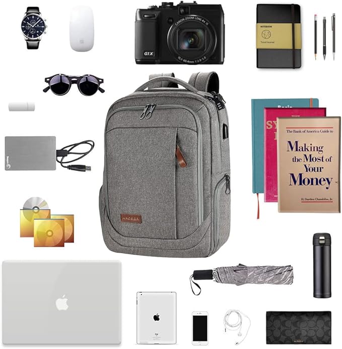KROSER Laptop Backpack Large Computer Backpack Fits up to 17.3 Inch Laptop - Image 7