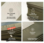Premium Compression Packing Cubes for Travel (Olive Green / 6 pack)