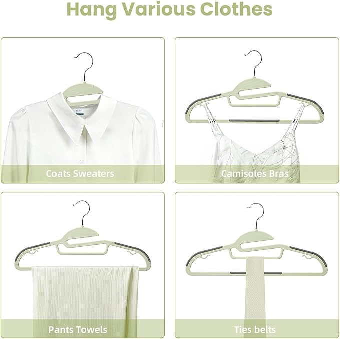 BAGAIL Plastic Hangers 50 Pack - Image 5