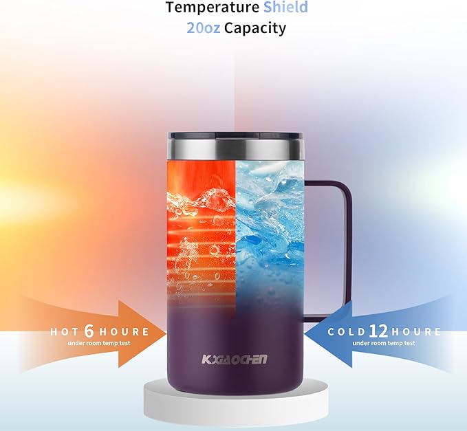 KXIAOCHEN 20oz Insulated Coffee Mug - Image 4