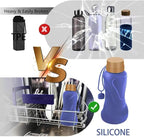 Collapsible Water Bottles, Leak Proof, Reuseable BPA Free Silicone Foldable - Image 6