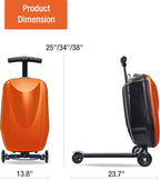 20" Scooter Suitcase for Kids, 2-in-1 Ride On Luggage - Image 7