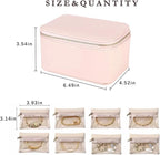 Jewelry Box Organizer for Women, Small Travel Jewelry Case, Mini Travel Jewelry - Image 7